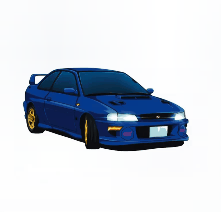 Initial D 2 Motion Sticker
