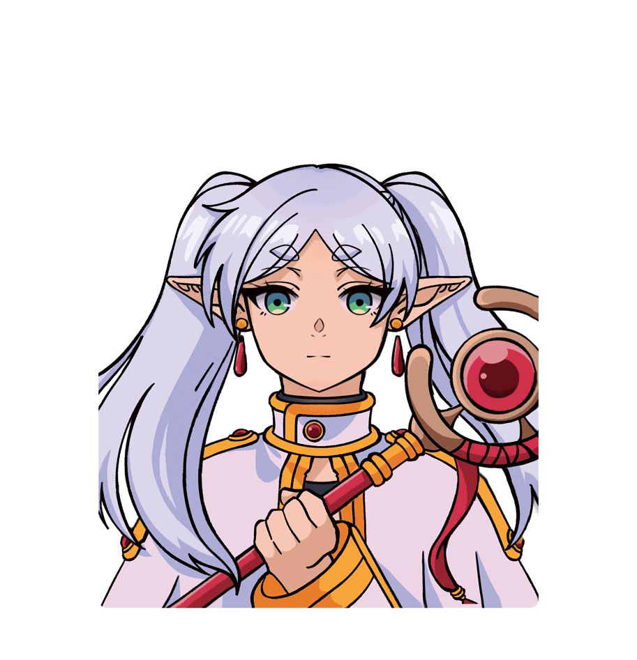 Frieren Motion Sticker