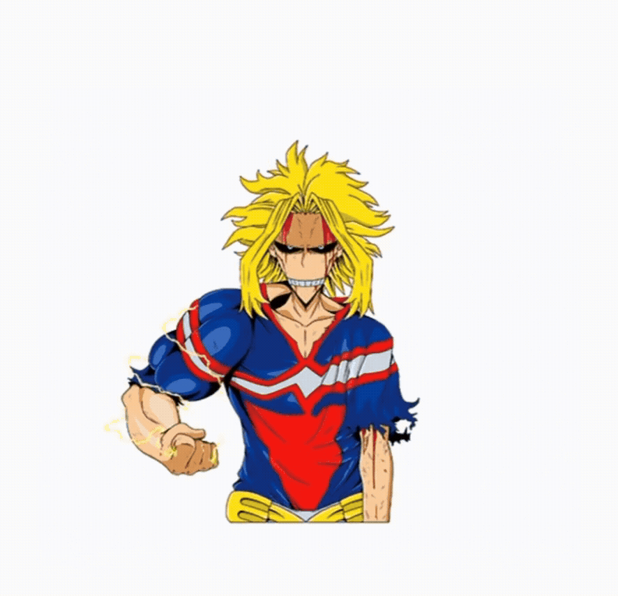 All Might Motion Sticker