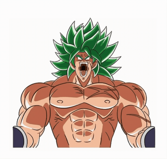 Broly Motion Sticker