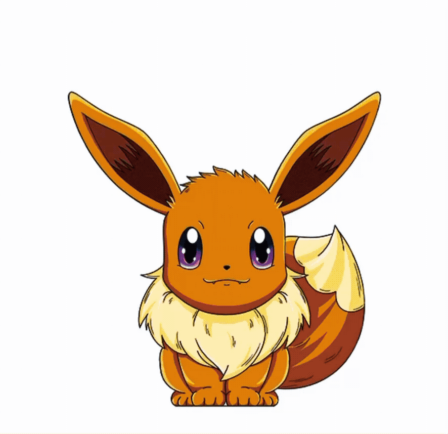 Eevee Motion Sticker
