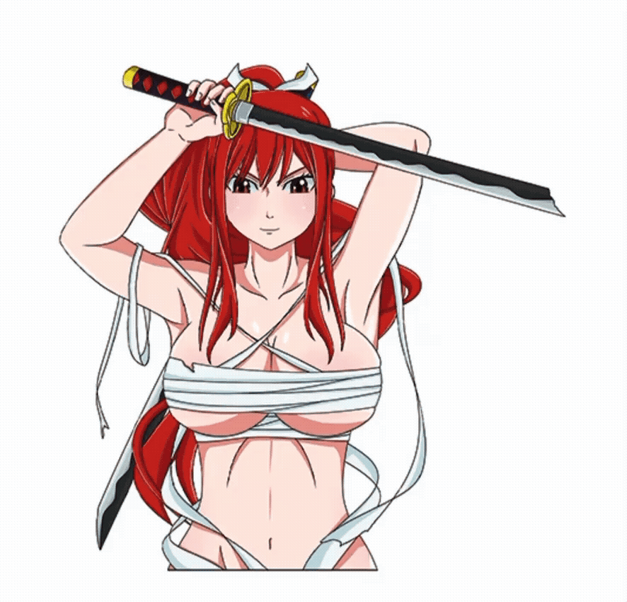 Erza & Lucky Motion Sticker