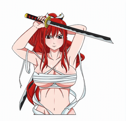 Erza & Lucky Motion Sticker