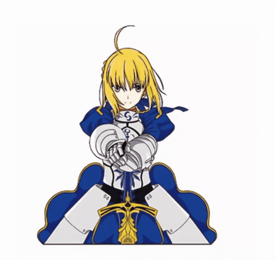 Fate Stay Night Motion Sticker
