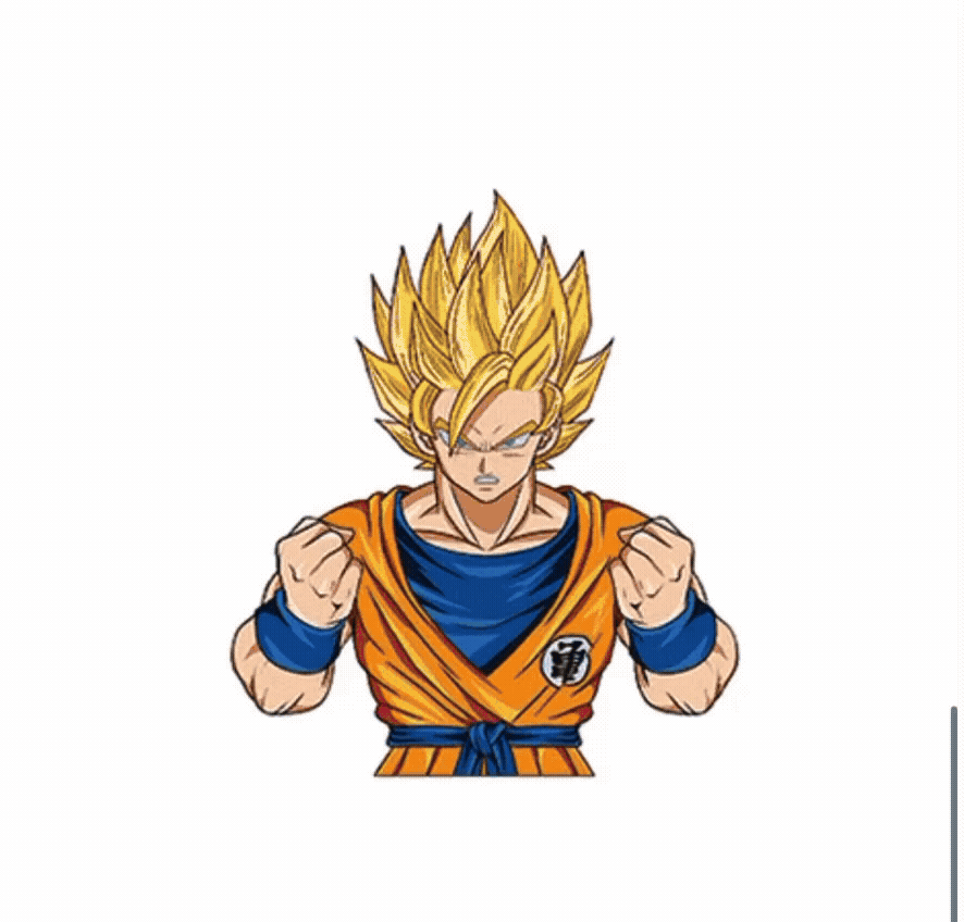 Goku Motion Sticker