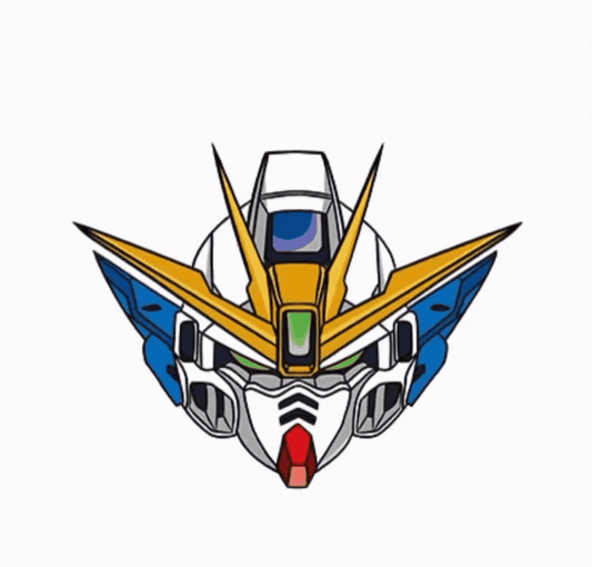 Gundam Head Motion Sticker