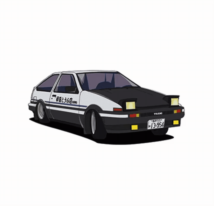 Initial D Motion Sticker
