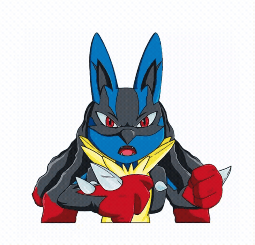 Lucario Motion Sticker