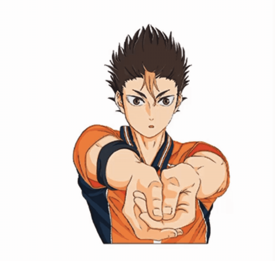 Yuu Nishinoya Motion Sticker