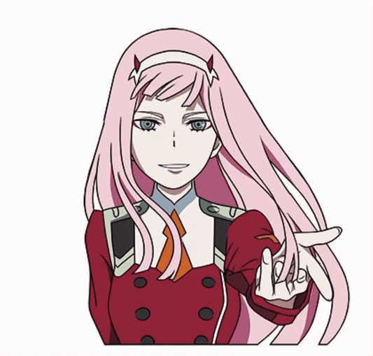 Zero Two Motion Sticker